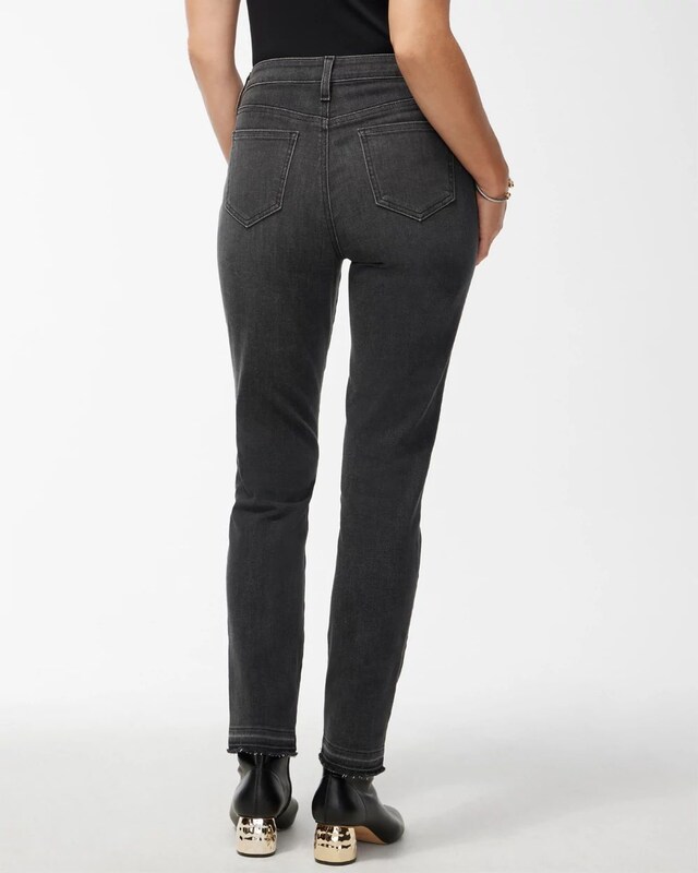 Girlfriend Distressed Ankle Jeans - image 3